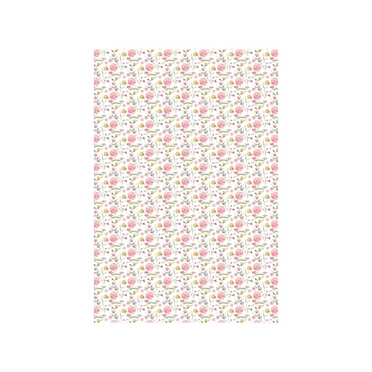 Miniature Pink Floral Floor & Wall Covering by Make Market®